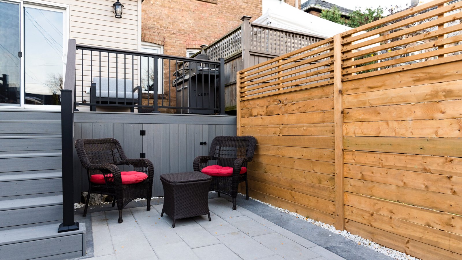 Bedford Park — Composite Deck & Stone Patio