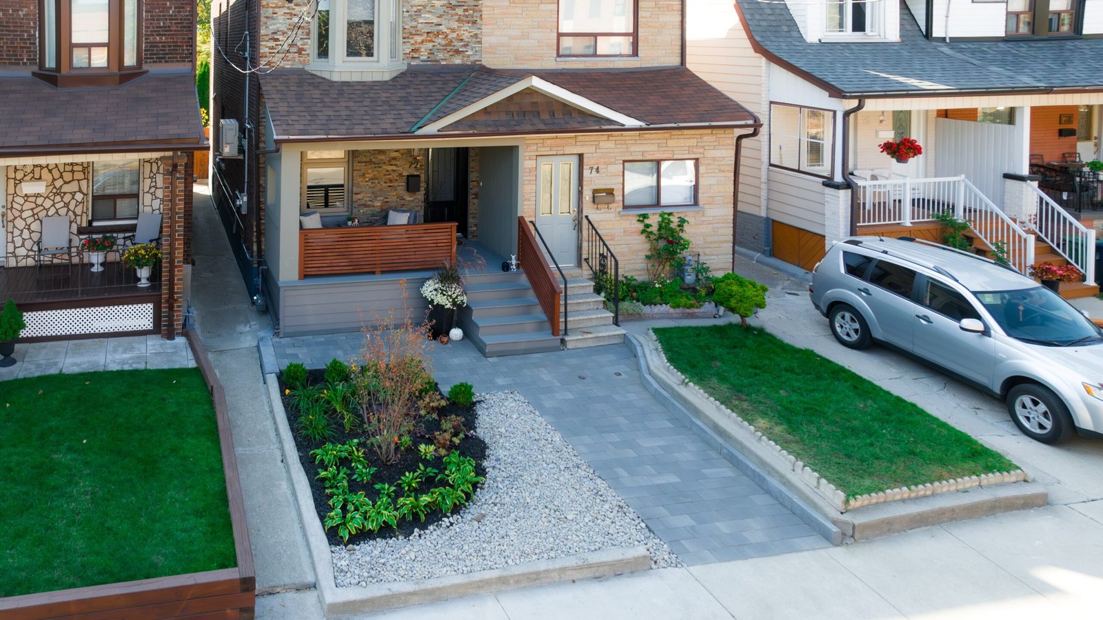 The Annex — Front Yard Interlock